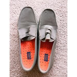 SWIMS Washable Penny Loafers Men's Orange Boat Dockside Beach Shoes Size 9